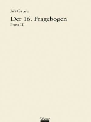 cover image of Der 16. Fragebogen